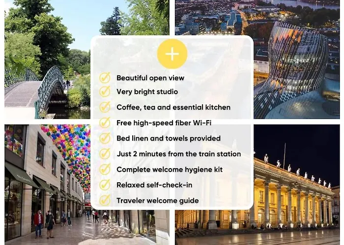 아파트 Cosy Avec Balcon Au Centre De Bordeaux *